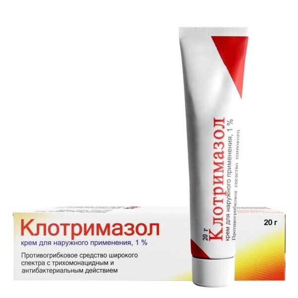 Клотримазол 1% 20г крем д/пр.наружн. №1 туба (Lok-beta pharmaceuticals  pvt._2)