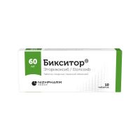 Бикситор 60мг таб.п/об.пл. №10 (НИЖФАРМ)