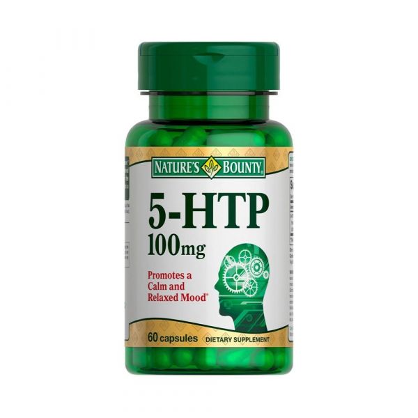 5-htp (l-5-гидрокситриптофан) 100мг капс. №60 (Natures bounty inc.)