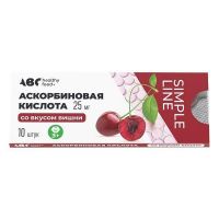 Авс хэлси фуд аскорбиновая кислота таб. №10 вишня бад (ВНЕШТОРГ ФАРМА ООО (ВТФ ООО))