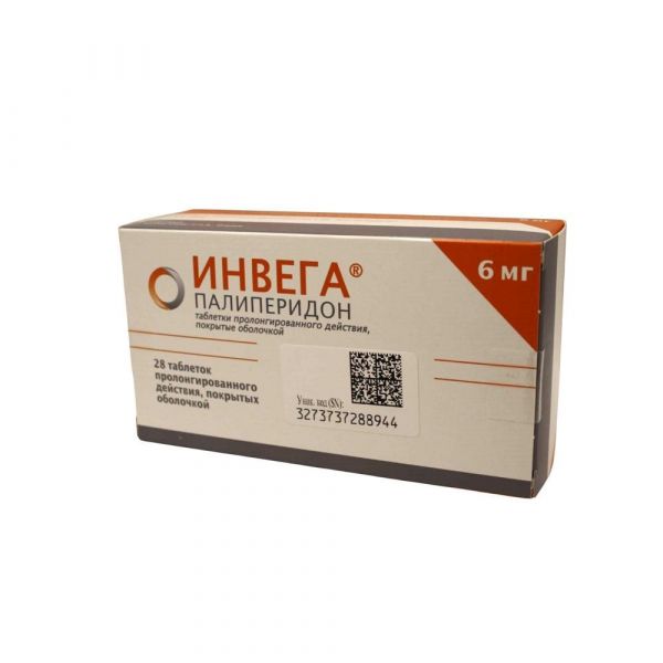 Инвега 6мг таб.п/об. №28 (Janssen-cilag s.p.a)
