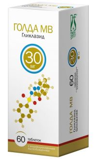 Голда мв 30мг таб.модиф.высв. №60 (ФАРМАСИНТЕЗ ГК)