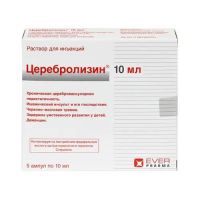 Церебролизин 10мл р-р д/ин. №5 амп. (ЭВЕР ФАРМА)