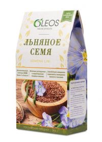 Oleos (Олеос) льна семена 200г №1 пач. (ОЛЕОС ООО)
