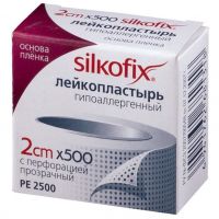 Лейкопластырь силкофикс №1 шт.  полим.осн. 2*500см (МЕДКОМ)