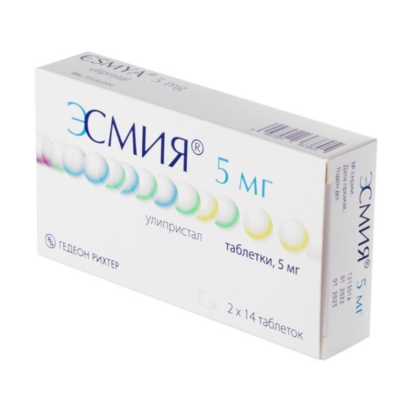 Эсмия 5мг таб. №28 (Gedeon richter plc.)