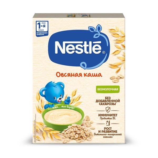 Nestle (нестле) каша безмолочная 200г овсянка с 5 мес. (Нестле россия ооо)