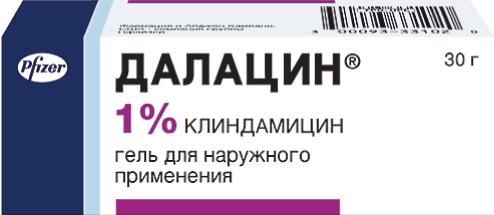 Далацин 1% 30г гель д/пр.наружн. №1 туба (Pharmacia & upjohn company)
