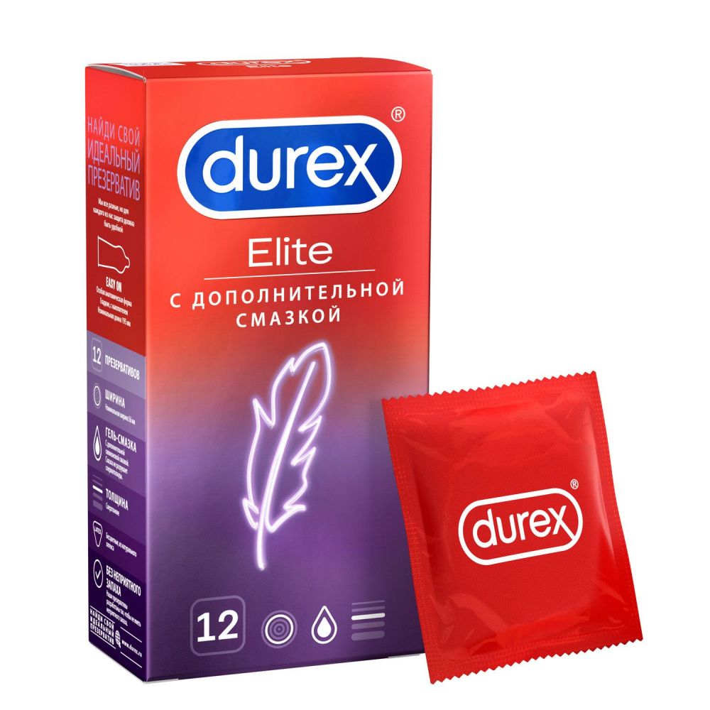 Презерватив durex №12 элит по цене от 729.36 руб в Уфе, купить Презерватив  durex №12 элит (Ssl international plc.) в аптеке Фармленд, инструкция по  применению, отзывы