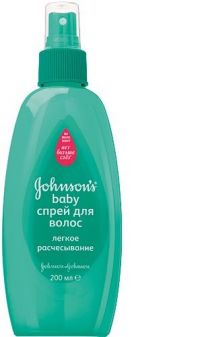 Johnson's baby (Джонсонс бэби) спрей для волос легкое расчесывание 200мл (JOHNSON & JOHNSON S.P.A.)