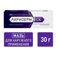 Акридерм ск 30г мазь №1 туба (АКРИХИН)