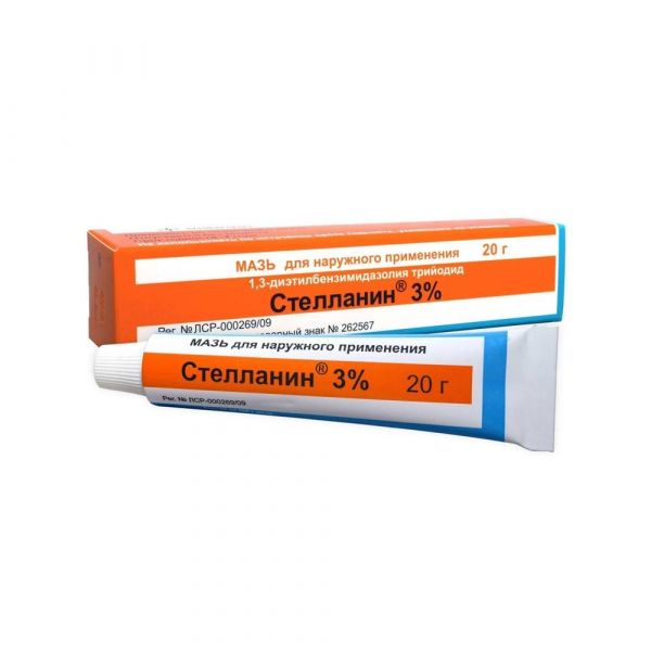 Стелланин 3% 20г мазь д/пр.наружн. №1 туба (Фармпрепарат ооо)