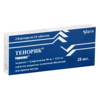 Тенорик 50мг+12,5мг таб.п/об.пл. №28 (ИПКА)