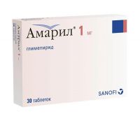 Амарил 1мг таб. №30 (САНОФИ)