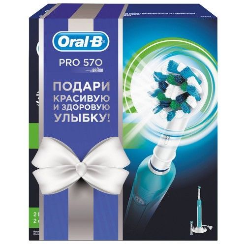 Oral-b (орал би) зубная щетка электрическая cross action pro 570 d16 ...