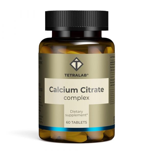 Тетралаб кальций цитрат комплекс с d3 таб. №60 (Квадрат-с ооо)