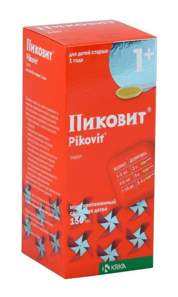 Пиковит 150мл сироп детск. №1 фл.ложк.мерн. (Krka d.d._2)