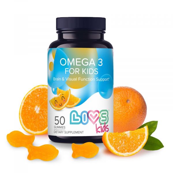 Ливс комплекс омега-3 для детей пастилки жев. №50 апельсин (Maya food industries ltd)