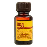 Йод 5% 10мл р-р спирт.д/пр.наружн. №1 фл.  с лопаткой (САМАРАМЕДПРОМ)