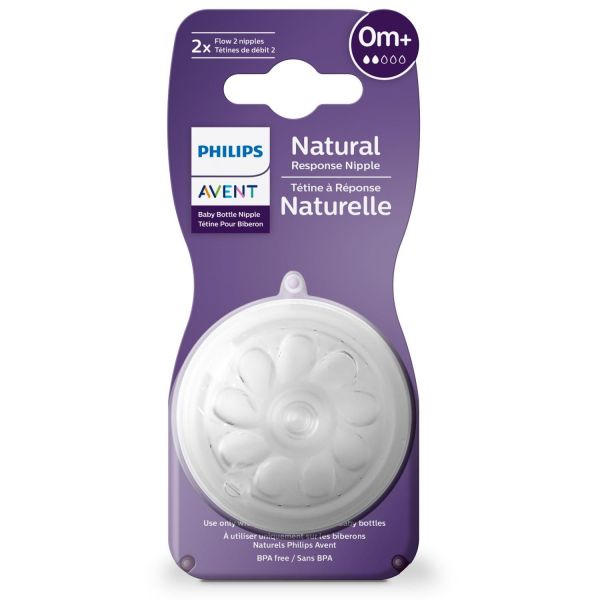 Avent (Авент) соска для бутылочки natural responce №2 0+ мес. медленный поток scy962/02 (Philips consumer lifestyle b.v.)