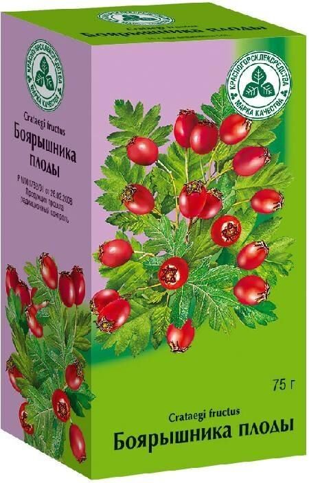 Боярышника плоды 75г №1 пач. (Красногорсклексредства оао)