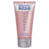 Гель смазка vizit 50мл glamour клубничный (КАРЕКС ИНДАСТРИС)