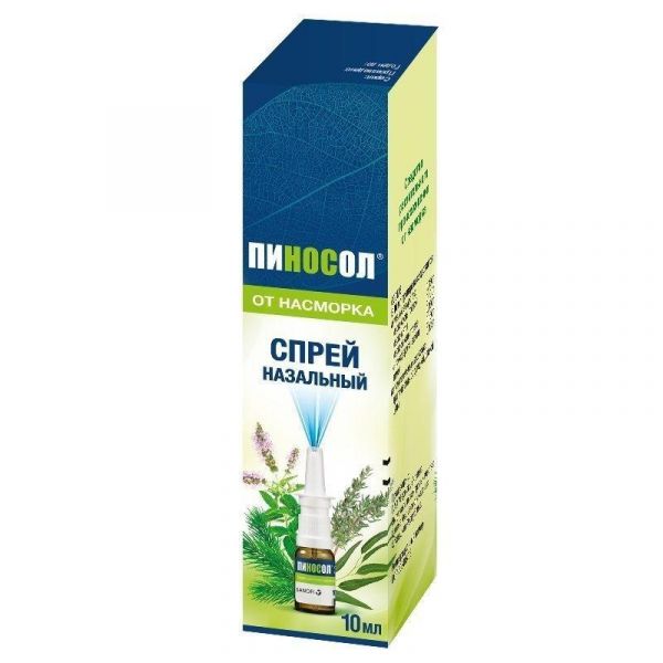 Пиносол 10мл спрей наз. №1 фл.-доз. (Фармак пао/saneca pharmaceuticals a.s.)