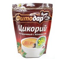 Фитодар цикорий растворимый 100г пак.заст.  с женьшенем (ВИННАЯ КАРТА)