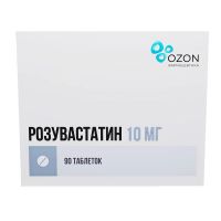Розувастатин 10мг таб.п/об.пл. №90 (АТОЛЛ)