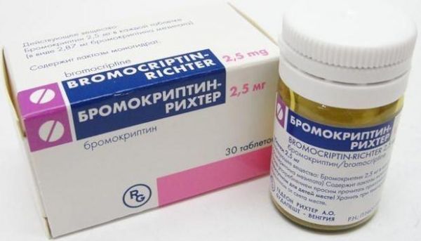 Бромокриптин 2.5мг таб. №30 (Gedeon richter plc._2)