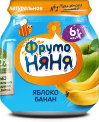 Фрутоняня пюре 100г яблоко банан (ПРОГРЕСС ОАО)