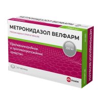 Метронидазол 250мг таб. №20 (ВЕЛТРЭЙД)