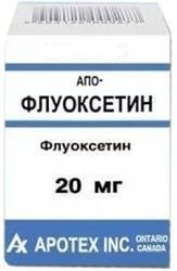 Флуоксетин 20мг капс. №20 (APOTEX INC.)