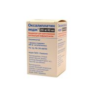 Оксалиплатин 5мг/мл 40мл конц-т д/р-ра д/инф. №1 фл. (МЕДАК)