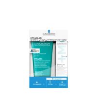 La Roche-Posay (Ля рош-позе) эфаклар очищ. микроотшелуш.гель 200мл + дуо+м 15мл + антгелиос мат.флюид 3мл (ЛОРЕАЛЬ)