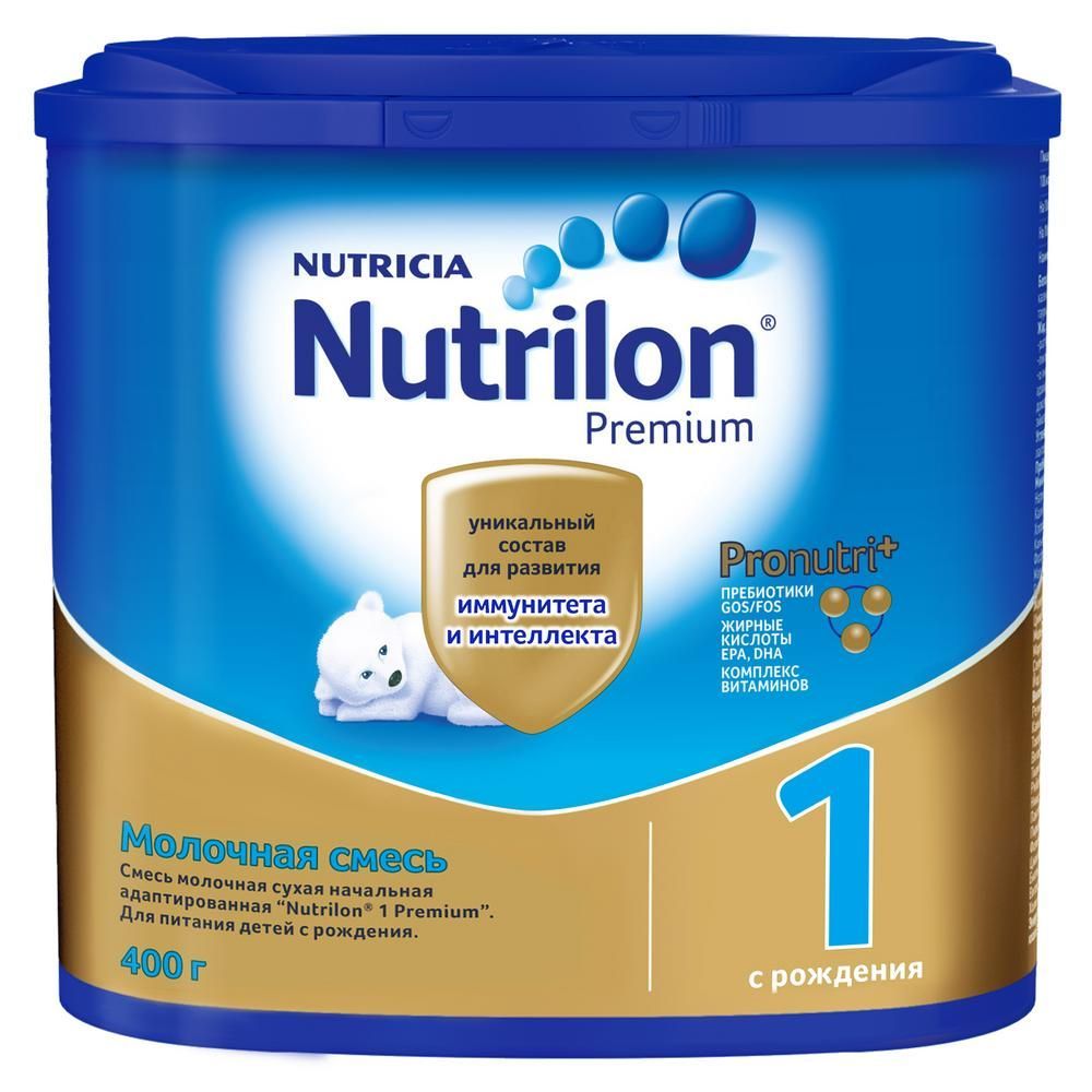 Nutrilon (Нутрилон) молочная смесь 1 400/350г премиум (Nutricia b.v.) -  цены в Уфе, купить Nutrilon (Нутрилон) молочная смесь 1 400/350г премиум в  аптеке Фармленд, инструкция по применению, отзывы