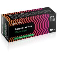 Розувастатин 10мг таб.п/об.пл. №60 (МЕДИСОРБ)