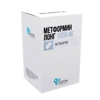 Метформин лонг 1000мг таб.пролонг. №60 (АТОЛЛ)
