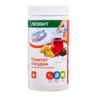 Леовит компот похудин 400г концентрат сухой №1 банка (ЛЕОВИТ НУТРИО)