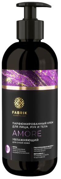 Fabrik cosmetology (Фабрик косметолоджи) крем для лица,рук,тела 250мл amore (ФАБРИК ПРОДАКШН ООО)