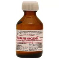 Борная кислота 3% 25мл р-р спирт. №1 фл. (ИВАНОВСКАЯ ФФ)