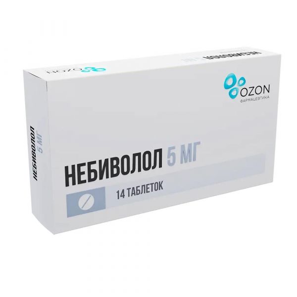 Небиволол 5мг таб. №14 (Озон ооо)