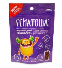 Гематоша гематоген мармеладный пастилки жев. №12 кола (ВНЕШТОРГ ФАРМА)