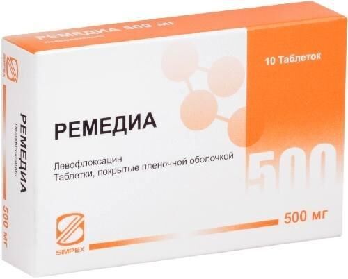 Remedia (Ремедиа) 500мг таб.п/об.пл. №10 (Simpex pharma pvt ltd)