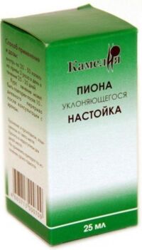 Пиона уклоняющегося 25мл настойка №1 фл. (КАМЕЛИЯ НПП)