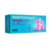 Монтелукаст 5мг таб.жев. №30 (ШРЕЯ ЛАЙФ САЕНСИЗ)