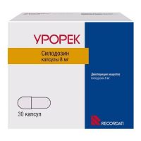 Урорек 8мг капс. №30 (РУСФИК)