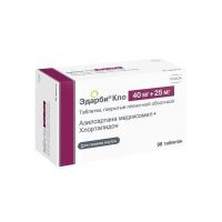 Эдарби кло 40мг+25мг таб.п/об.пл. №98 (НИЖФАРМ)