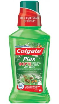 Colgate (Колгейт) ополаскиватель для полости рта plax форте 250мл кора дуба пихта (COLGATE-PALMOLIVE [THAILAND] LTD.)