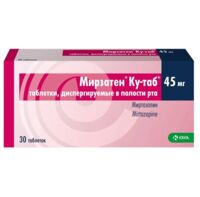 Мирзатен ку-таб 45мг таб.дисп.в полости рта №30 (КРКА)